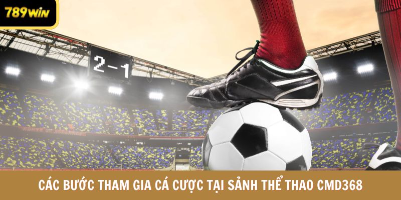 Các bước tham gia cá cược trên sảnh thể thao CMD368 tại nhà cái 789win