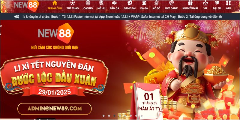 NEW88 có mặt trong danh sách top 12 nhà cái uy tín